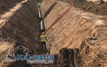 dry and wet utilities water sewer storm drain mains